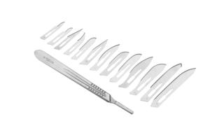 Lames chirurgicales manuelles en acier inoxydable jetables, stérilisées, certifiées CE pour usage médical - Product Image 6