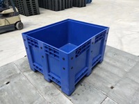 Grote 1210 Zware Kunststof Pallet Box Hdpe Massief Type Bulk Pallet Container Prijzen Voor Groenten En Fruit