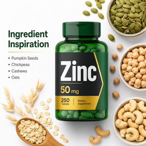 Premium Iron Selenium Zinc Calcium Magnesium Tablets Dietary <b>Supplement</b> Halal Certified 99% Lactate Promote Digestion Metabolism - Product Image 4