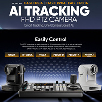 AVMATRIX KI-Tracking PTZ-Kamera mit 12X 20X 30X Optischem Zoom-Objektiv, HDMI & SDI Ausgang, USB-Aufnahme und LAN-Streaming