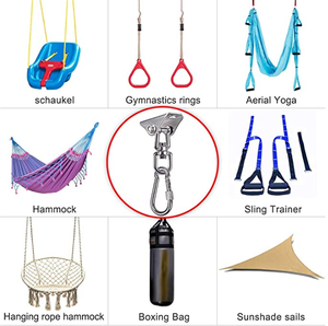 Support de sac lourd à rotation 360° pour <span class=keywords><strong>hamac</strong></span> suspendu Woss, chaise, pod, balançoire de yoga - Product Image 4