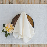 WML001 Best-seller Serviettes en lin pur de couleur unie Serviettes de thé de luxe Serviettes de cuisine réutilisables pour un usage domestique