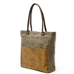 Bolso de Mano Impermeable para Mujer, Marca BSCI, Bolso Tote Personalizado para Mujer (Verde) - Product Image 3