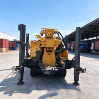 Foreuse mobile sur chenilles pour puits d'eau, machine de forage sur chenilles pour la construction de puits