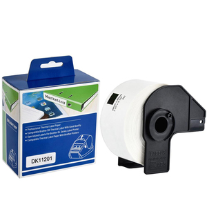 DK1201 DK11201 Etiqueta de código de barras DK 1201 Etiquetas de dirección de envío térmicas autoadhesivas Rollo de etiquetas adhesivas para <span class=keywords><strong>impresora</strong></span> de etiquetas de 21/2 "para <span class=keywords><strong>impresora</strong></span> de etiquetas de 1/2" - Product Image 1