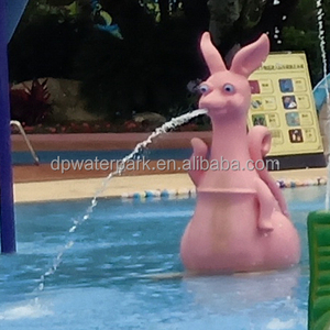 Aqua Kangaroo Water Splash Pad Équipement Intérieur/Extérieur Jouets pour enfants <span class=keywords><strong>avec</strong></span> fibre de verre Acier Métal-Zoo Animals Water Sprinkler - Product Image 2