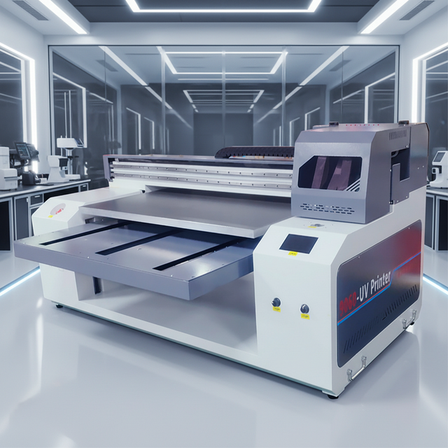 A1UV High Precision UV Inkjet Printer 90*60 cm Flat Panel for Epson 4 Nozzle for Wood Metal Print Materials Flatbed UV Printing