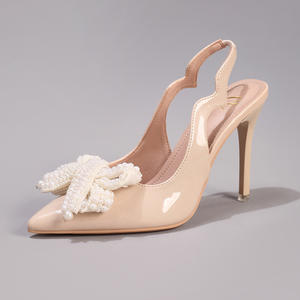 Zapatos de Fiesta Radiantes para Mujer con Tacón de Aguja y Adorno de Plumas, Punta Puntiaguda - Product Image 4