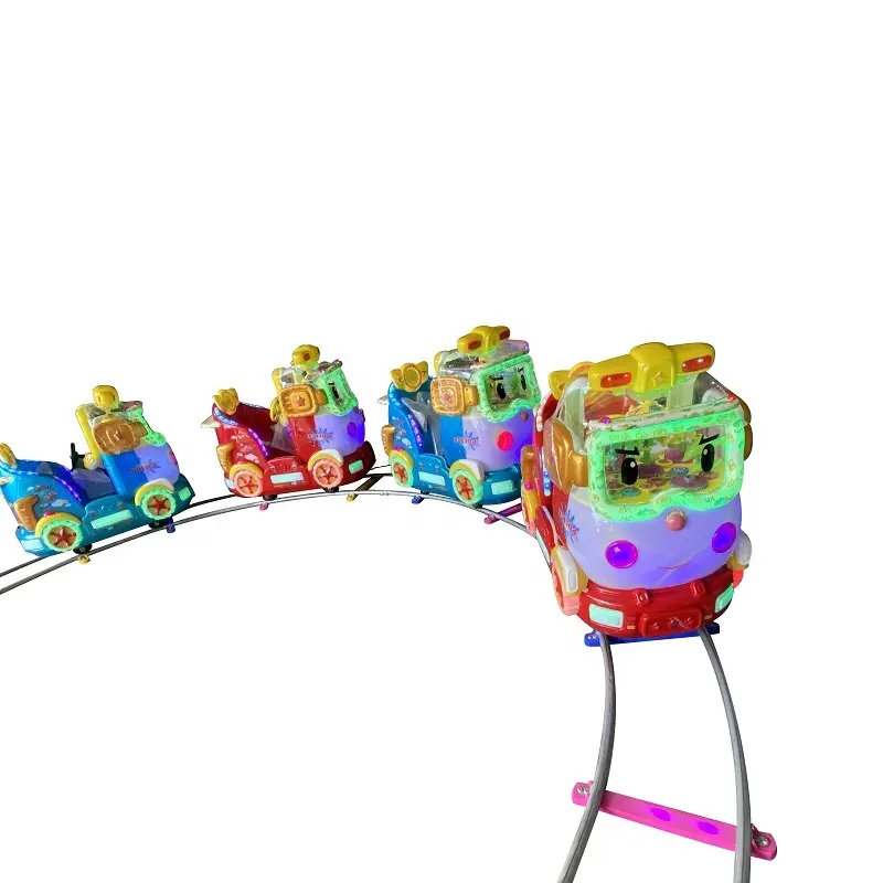 ألعاب مدينة الملاهي الملاهى البسيطة كيدي المسار قطار ركوب قطار صغير للأطفال تسليم سريع مخصصة مصغرة القطار غير مطروق