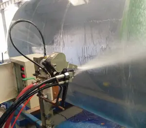 Fiberglas püskürtme makinesi boru hattı ürünleri üretim pnömatik FRP püskürtme makineleri