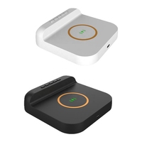 Draadloos Opladen Digitale Wekker Snelle Draadloze Oplader Elektrische Alarm Voor Smart Phone Dimbare Led Display Bureauklok