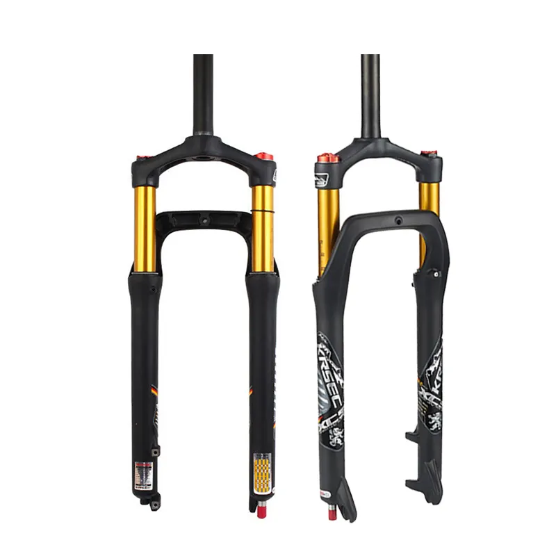 KRSEC — fourche avant à Suspension pour vtt, vélo Fat Bike 26x4.0, 135mm, grand moyeu