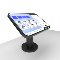 Support de terminal de point de vente android à écran tactile support de tablette pivotant et inclinable sur le support de machine à carte de crédit de bureau pour le commerce de détail