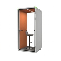 Cabine insonorisée Hecor, cabine de bureau silencieuse intérieure, cabine anti-bruit, cabine de sommeil, cabine de restaurant moderne, cloison de séparation