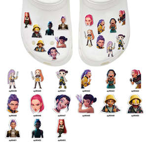 Célèbre dessin animé retour au futur LOLSURPRICE Kpop fille chanceux HuntrXer chaussure charme mode Anime Back2future HuntraX Kkpop chaussure charme - Product Image 6