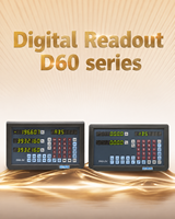 Afficheur numérique LED DITRON 2/3 axes avec résolution de 0,1 μm, entrée TTL/RS422 pour machines de fraisage/tournage