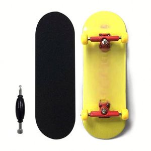 Fingerboards Profesionales de Madera de 30 mm, 32 mm y 34 mm, Juego de Fingerboard de Madera con Ruedas y Ejes de Aleación - Product Image 2