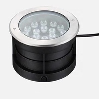Lampu bawah tanah Cob, lampu Led bawah tanah 3w 6w3000k putih hangat IP68 pasang di dinding kolam renang lampu bawah air