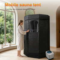Dôme de sauna à vapeur humide de grande taille, spacieux, pour la maison, tente de sauna de 3 L pour la relaxation du corps entier
