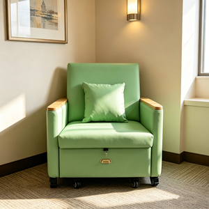Canapé-lit pliable pour chambre d'hôpital, chaise VIP pour soins médicaux et soins aux personnes âgées, canapé multifonctionnel durable - Product Image 1