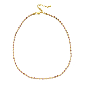 ZMZY <span class=keywords><strong>collana</strong></span> in pietra naturale spinello lapislazzul <span class=keywords><strong>amazzonite</strong></span> Amethy tormalina ametista 2MM perline <span class=keywords><strong>collana</strong></span> gioielli - Product Image 6