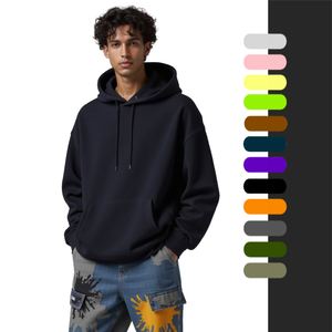 TANK676 personalizado 100% algodón y poliéster en blanco pesado Sudadera con capucha Unisex pulóver polar hombres sudaderas con capucha y sudaderas de gran tamaño - Product Image 1