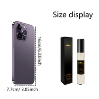 Parfum Islamique de Luxe 15ml EDP Portable Longue Durée Ambre Boisé Oriental avec Oud pour Unisexe