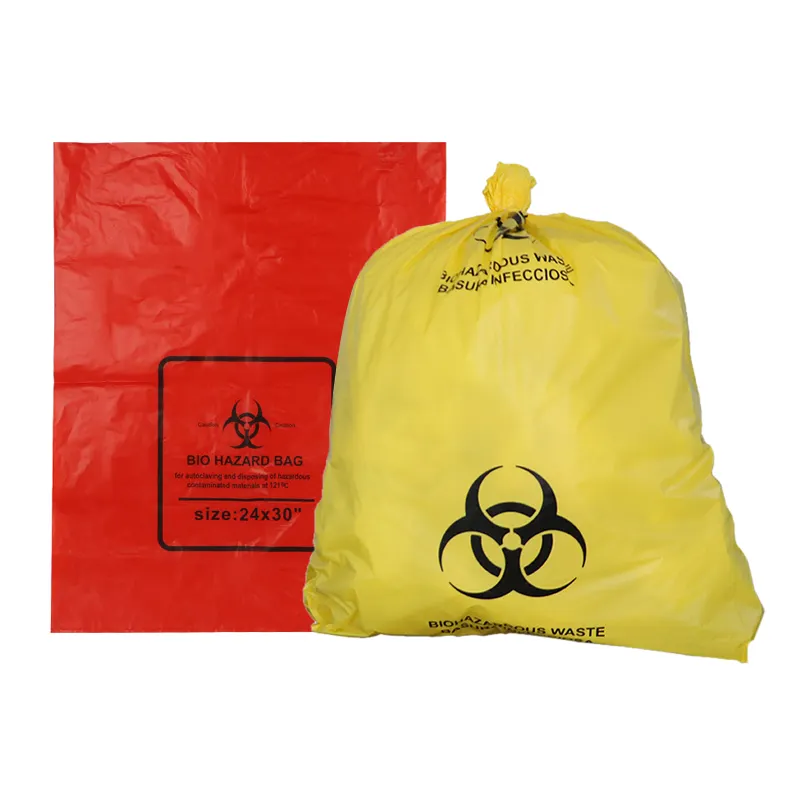 Индивидуальный биоопасный HDPE автоклав, медицинский мешок для отходов, мешок для контагиозных отходов в больницах