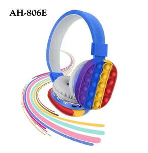 Casque d'écoute sans fil, jouet décompressé, casque de jeu surround stéréo, écouteurs pour enfants avec micro, cadeau pour garçons et filles, offre spéciale