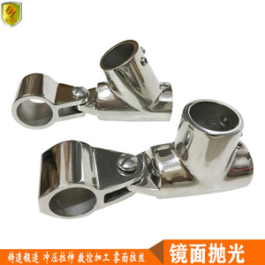 Ensemble de manchons coulissants bidirectionnels à filetage simple 90°, 22 mm, pour la connexion de tubes de stores d'ombrage pour bateaux marins - Product Image 2