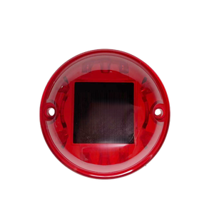 Высококачественный Алюминиевый Дорожный стержень с питанием от солнечной батареи, постоянный безопасный мигающий маркер с кошачьими глазами, поставщик - Product Image 1