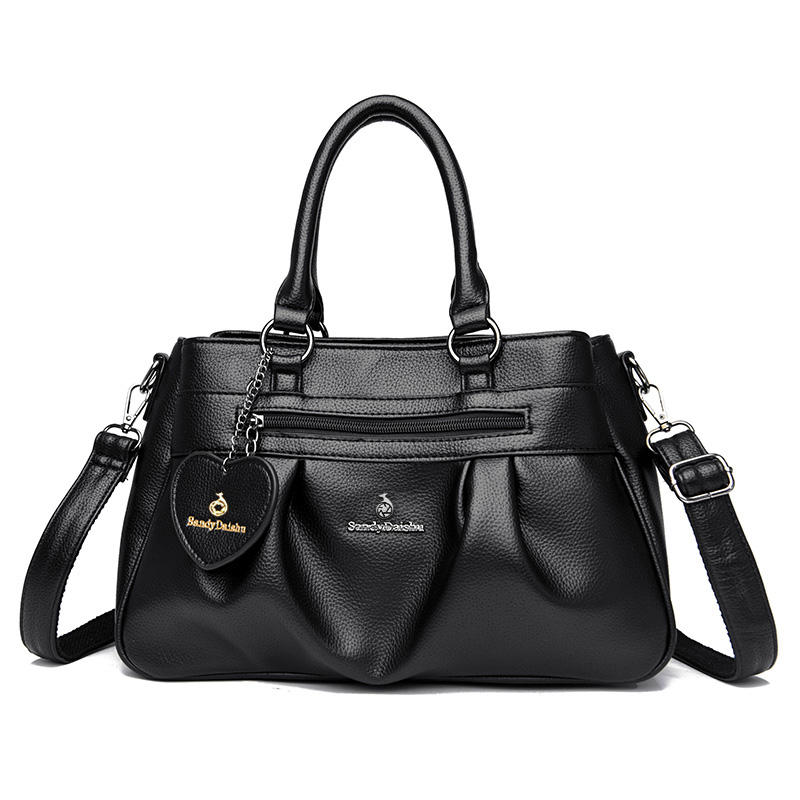High-quality Ladies Soft PU Leather Customized Middle-aged Women's