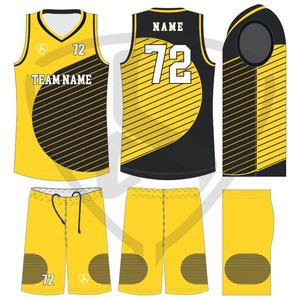 Maillot vierge en maille réversible de haute qualité, uniforme de basket-ball respirant personnalisé pour hommes, prix de gros - Product Image 2