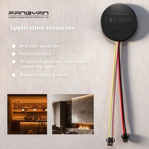 12-24v 5A Dokunmatik Açma Kapama Hareket Sensörlü Anahtar, Ahşap İçinde Gizli, Mutfak Mobilyası Dolap Led Işığı için Hat İçi Dimmer Anahtar - Product Image 4