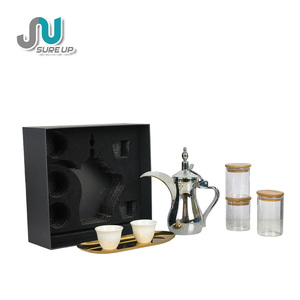 Tetera Árabe Clásica de Lujo de Alta Calidad, Color Plateado Brillante, Acero Inoxidable Ecológico, Regalo Empresarial, Mantiene la Temperatura de 6 a 12 Horas - Product Image 4