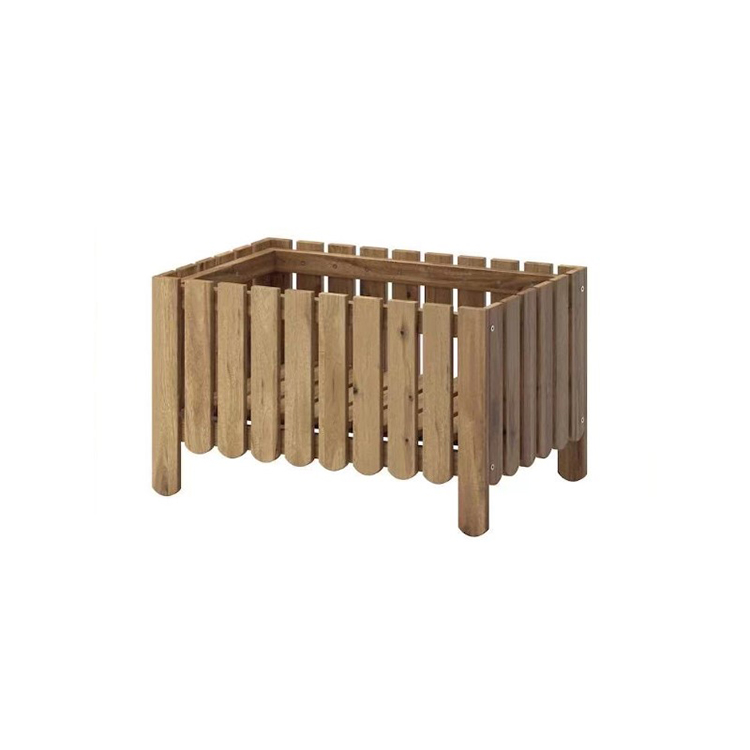 Поддон Воротник посадка забор Плантатор цветочный горшок держатель деревянные вазы цветочный горшок стойка для цветов