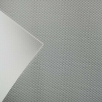 Kain Membran PVC Tenun Bulat Berlapis Ganda 0.7mm 850gsm untuk Struktur Kanopi Atap Tarik