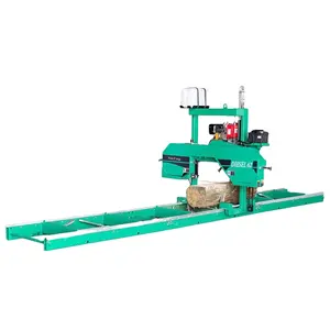 Hot Sale MJ375-C Computer Controlled Portable Sawmill Mini Band Saw Machine for Wood Automatic