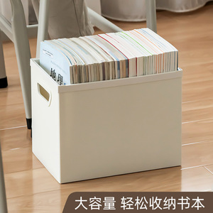 Foldable Simple Book <b>Storage</b> Box Rectangle Solid Color Foldable And Stackable Clothing Organizer Home Wardrobe <b>Clothes</b> <b>Storage</b> - Product Image 3