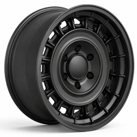 Jantes en alliage d'aluminium AL 17 pouces Flow Form, tout-terrain, 6x139.7 5x127, noir mat, pour Bronco Wrangler Raptor Land Cruiser