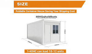Casas Modulares Prefabricadas de Nuevo Diseño en China, Casa Contenedor Expandible de 20 pies y 40 pies, Tipo <span class=keywords><strong>Porta</strong></span> Cabin, para Australia, Bajo Costo de Envío, en Venta - Product Image 5