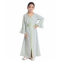 Robe longue de prière Abaya pour filles musulmanes, robe maxi turque, kaftan arabe, robe de Dubaï, Islam, Maroc, fête de l'Aïd, robe de fête du Ramadan, caftan