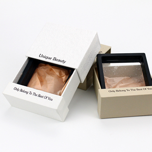 Boîte à bijoux en carton écologique avec logo personnalisé, fermeture magnétique, taille personnalisée, emballage rigide, impression quadricolore - Product Image 2