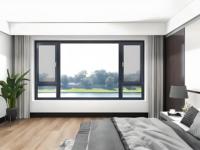 Rotura térmica ultra silenciosa Ventana de apertura exterior de aluminio Frecuencia completa Insonorizada Eficiencia energética Anti-tormenta Baño Villa
