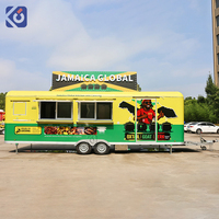 Camion de restauration mobile, remorque de traiteur, camion de barbecue, cuisine mobile, remorque alimentaire en acier inoxydable, restaurant entièrement équipé, certifié NSF