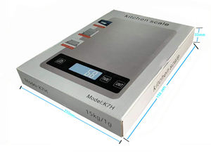 बहुक्रिया 5Kg <span class=keywords><strong>5000G</strong></span> 11Lb खाद्य वजन पोषण इलेक्ट्रॉनिक डिजिटल वजन रसोई पैमाने पर - Product Image 6