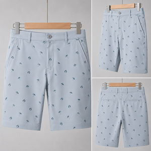 Custom Logo Print Fashion Men <b>Shorts</b> Walking Golf <b>Shorts</b> Polyester <b>Hybrid</b> Casual <b>Shorts</b> With Pocket - Product Image 2