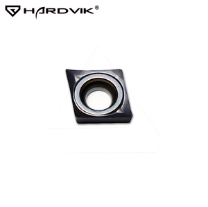 Độ chính xác hardvik CCGT060201-DQ chống chip rãnh Carbide chèn CNC công cụ máy tiện tùy chỉnh OEM bán kính nhỏ bị gián đoạn cắt - Product Image 1