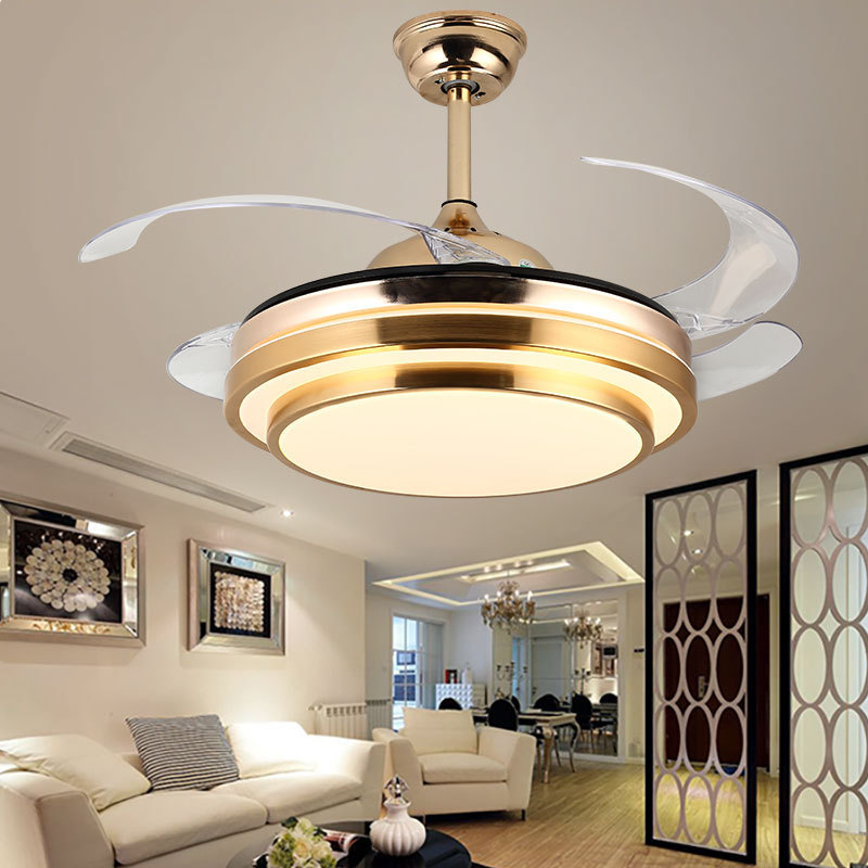 Customizable Modern Simple Home Decor Ceiling Fan Lamp 110V-220V ABS Blade OEM Production Supported