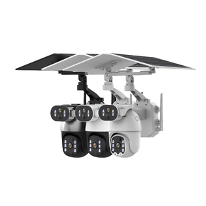 Levofast 2-ống kính màn hình kép 6MP icsee ngoài trời <span class=keywords><strong>ip</strong></span> <span class=keywords><strong>Camera</strong></span> An Ninh tầm nhìn ban đêm CMOS cảm biến 4G năng lượng mặt trời Powered Wifi máy ảnh - Product Image 2